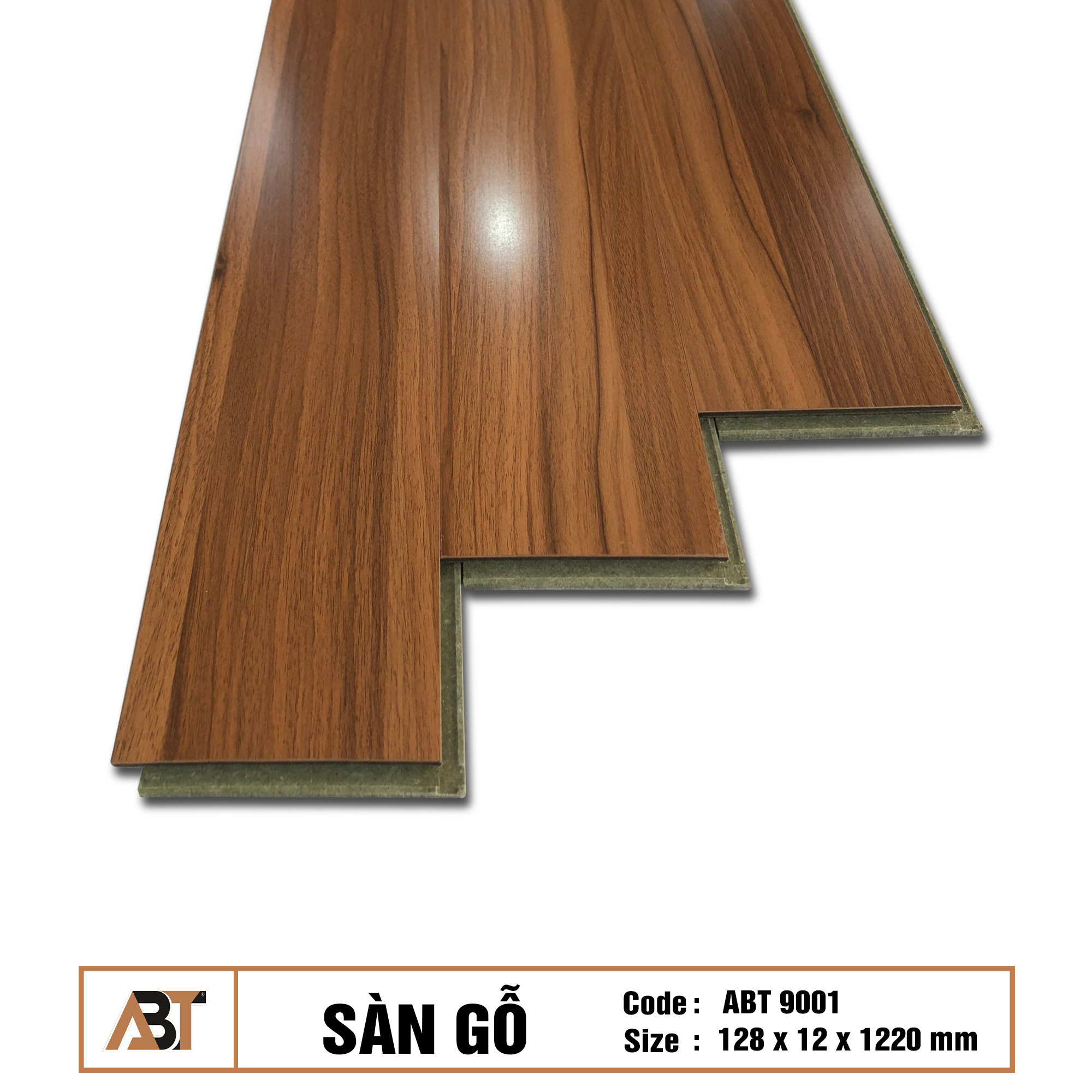 Sàn gỗ 12mm ABT9001 (KT: 128*12*1220 mm)