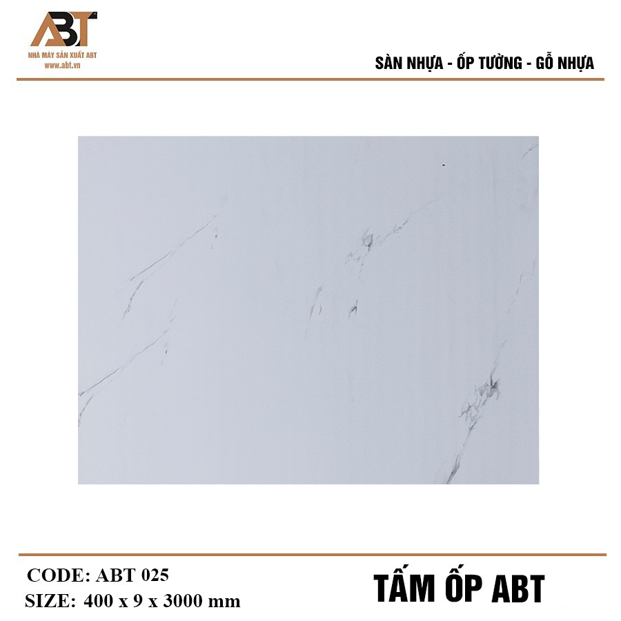 Tấm ốp tường nhựa ABT – NANO 25 - 3 mét dài - NK