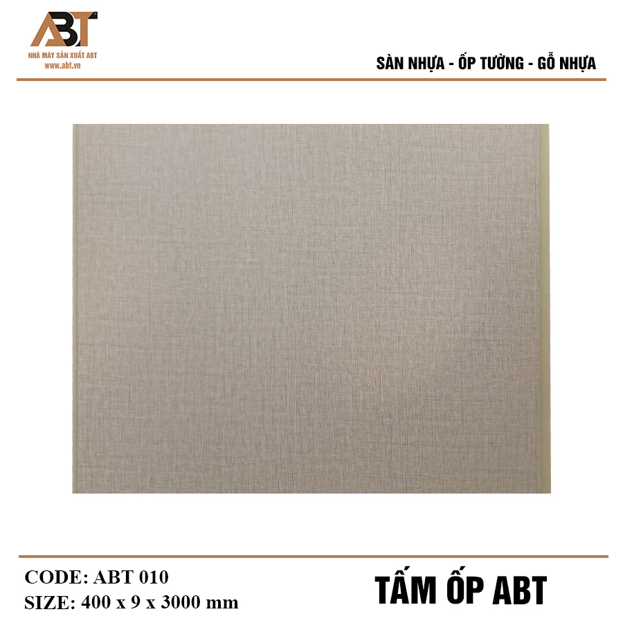 Tấm ốp tường nhựa ABT – NANO 10 - 3 mét dài - NK