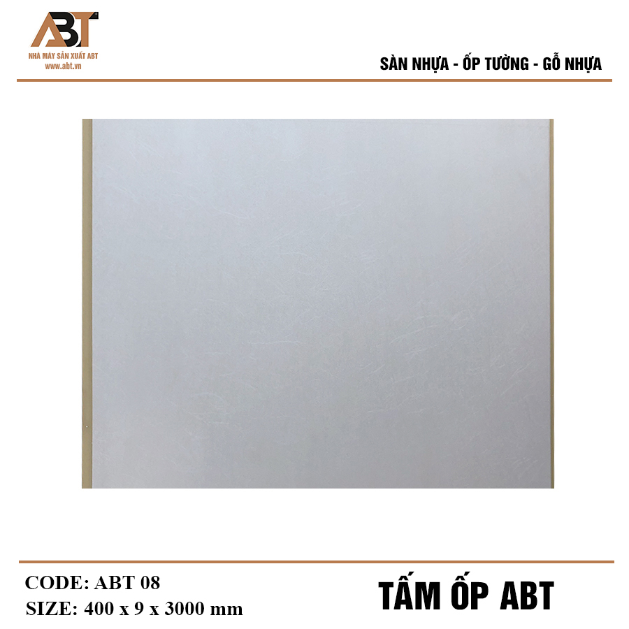 Tấm ốp tường nhựa ABT – NANO 08 - 3 mét dài - NK